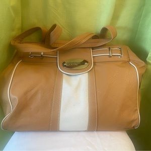 Kenneth Cole tan/cream purse